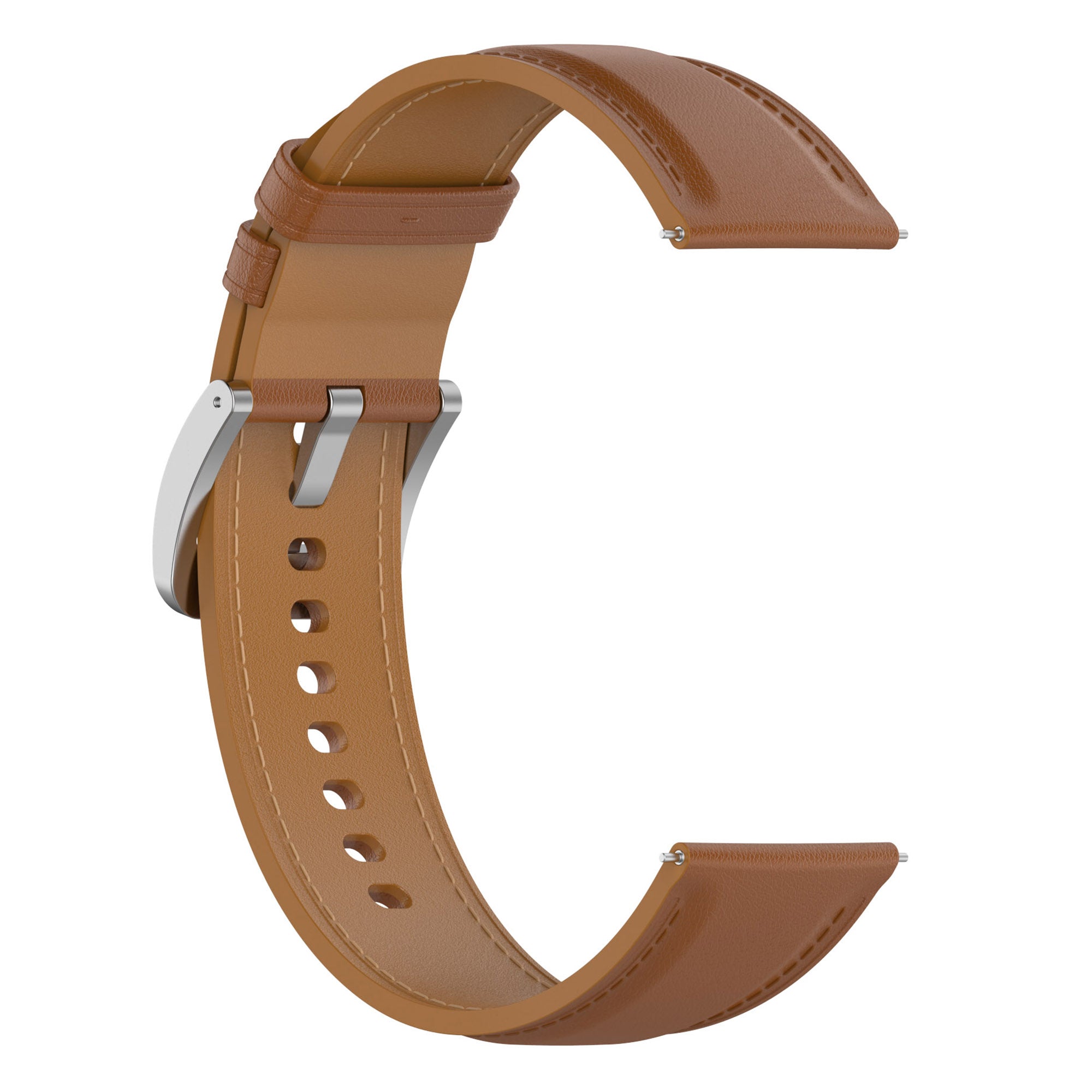 For Huawei Watch GT2 Samsung Galaxy Watch Active 20mm Universal Stitching Line First Layer Cowhide Solid Color Smart Watch Replacement Strap For Huawei Watch GT2 Samsung Galaxy Watch Active 20mm Universal Stitching Line First Layer Cowhide Solid Color Smart Watch Replacement Strap